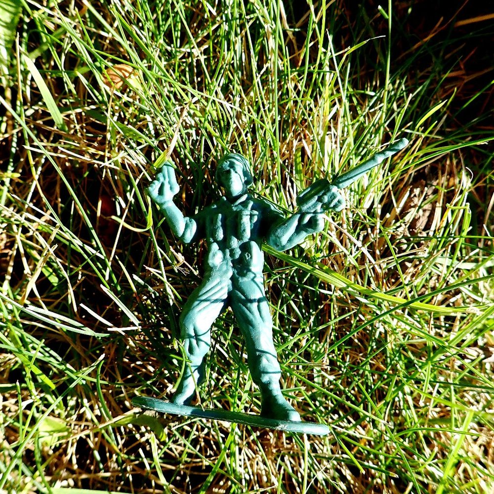 Vintage Bag of Army Men (1970s)